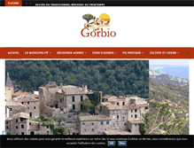 Tablet Screenshot of gorbio.fr